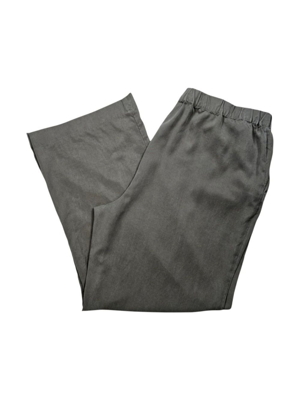 Laura Plus Women’s 2X Wide Leg Pants - 100% Tencel - Olive Green -...